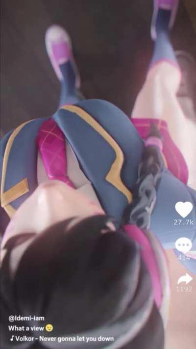 Academy D.Va fucked in the hallway (Idemi) [Overwatch]