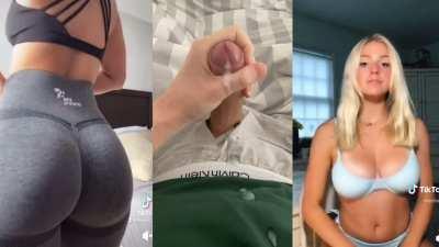 Tiktok babes and cum