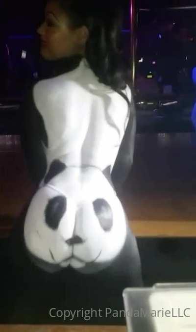 panda body paint