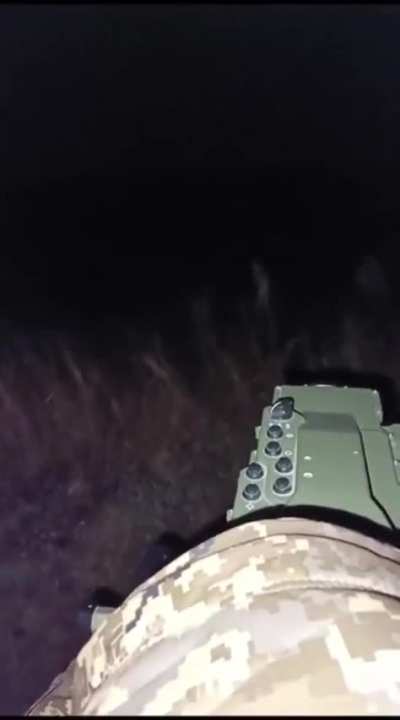 UA POV: Combat operation of MANPADS &quot;Mistral&quot; to destroy an air target.