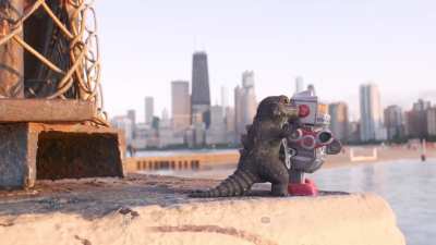 mini Godzilla V mechaToyzilla 2