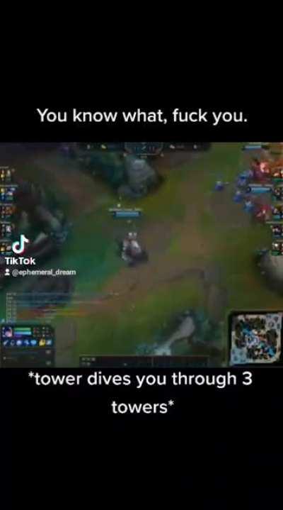 Just wanted to share this tower dive I did some months ago. I found it funny how they all just let cait die, I hope you guys find it funny too.