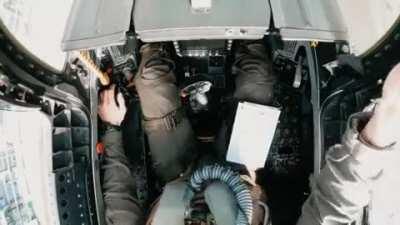 Hands movement during a carrier launch. Courtesy of Lt. Josh Wagner. [Video]