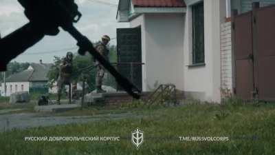 Pro-Kyiv forces fighting in Grayvoron, Russia (Russian Volunteer Corps) - They want promote the idea of resistance among Russians, primarily armed resistance. The objective also has a military aspect, namely a diversion of resources to help the coming off