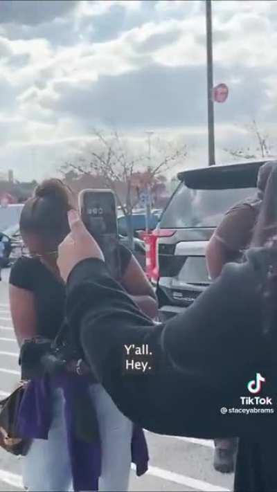 Words cannot express how much I love this TikTok of stacey abrams visiting Target.