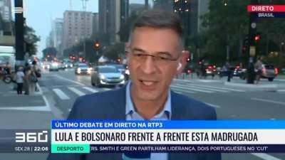 Jornalista da RTP sofre tentativa de roubo em direto no Brasil.