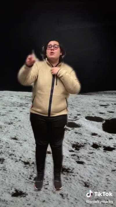 When your teacher takes you on a field trip to the moon