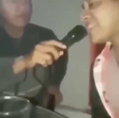 To singing a duet.