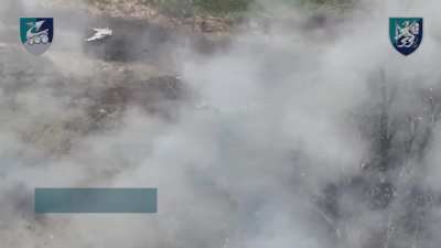 Javelin strike on a Russian BMP-2, Kursk front.