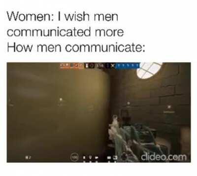 How men communicate