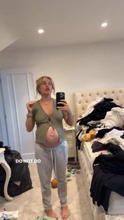 Jorgie Porter Pregnant Insta Vid