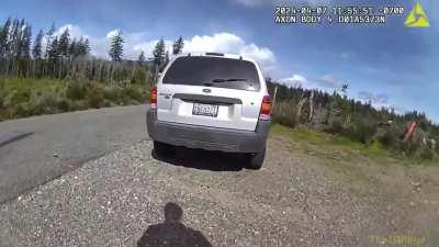 Kitsap County Sheriff bodycam footage shows missing child beings recovered, suspect arrest