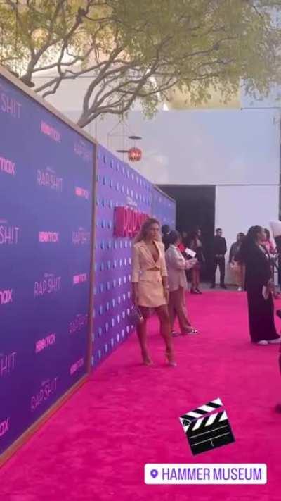 At a Premiere...