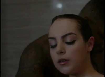 Elizabeth Gillies in shower