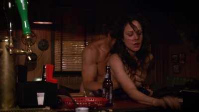 Mary-Louise Parker getting some spanking action