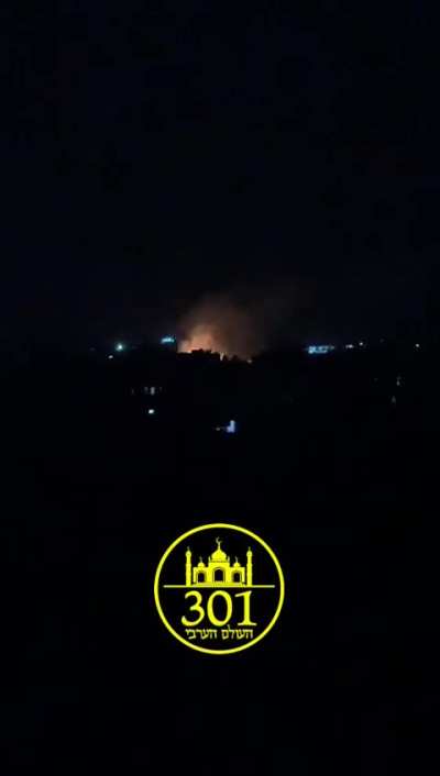 Gaza tonight - Nuseirat camp in the center of the Gaza Strip.