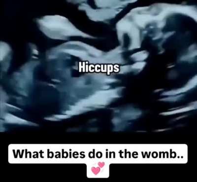 What babies do in the Womb.