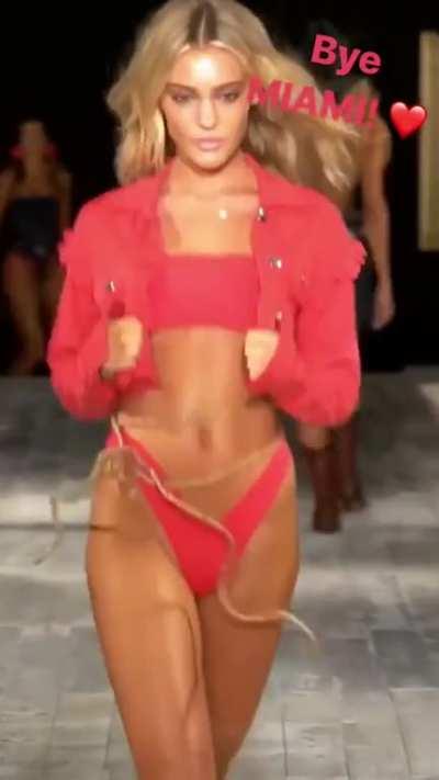 Bikini runway