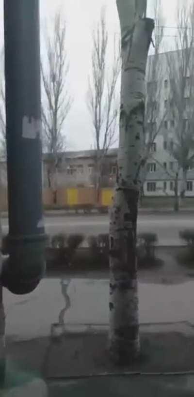 Melitopol firefight, right now