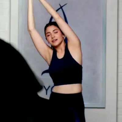 Soon to be MILF... Anushka Sharma teased horny boys in her yoga class... and when class ended on came close to her and said we will be waiting after class to gangbang you....be ready !!!!