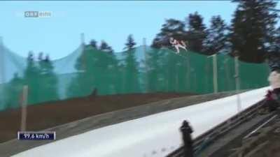 Longest ever ski jump