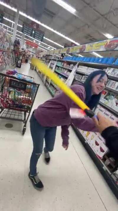 ⚔️ sword fighting with my girlfriend In winco