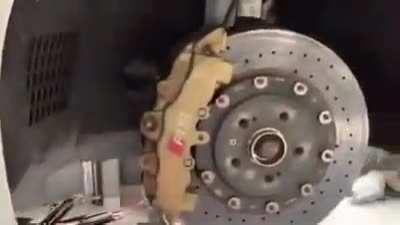 How an air-cooled brake works