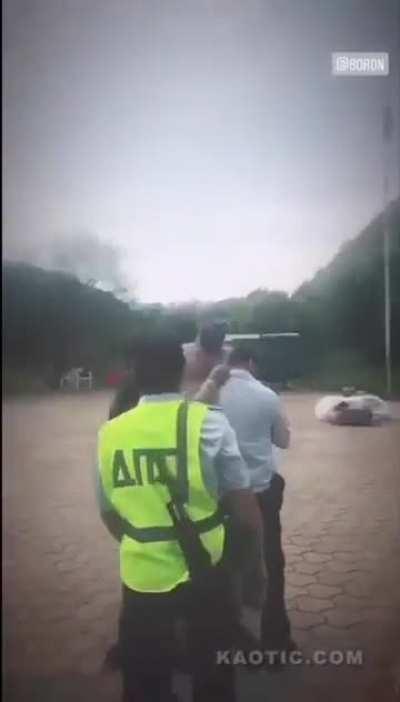 Why mess with armed police