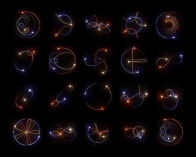 A few three body periodic orbits