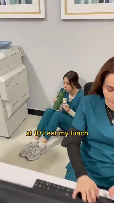 Daily life of a nurse