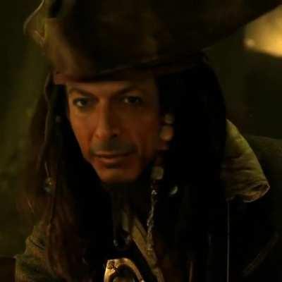 Jeff Goldblum as Jack Sparrow