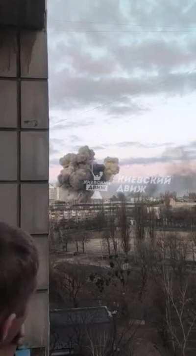 Another View of Morning KYIV Rocket Attack