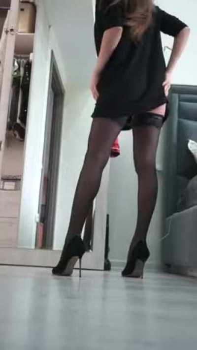 I like to wear these stockings at work