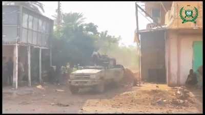 Sudanese soldiers clashing with RSF forces in Omdurman