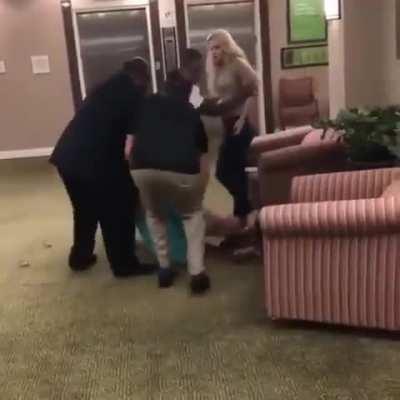 Karen attacks someone and gets her ass beaten