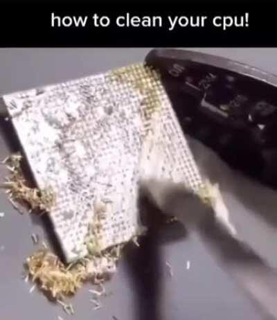 CPU cleaning Tutorial