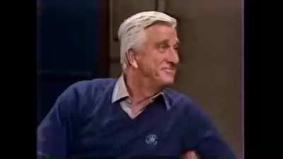 Fun Fact: Leslie Nielsen brought a fart machine to most of his interviews over the years