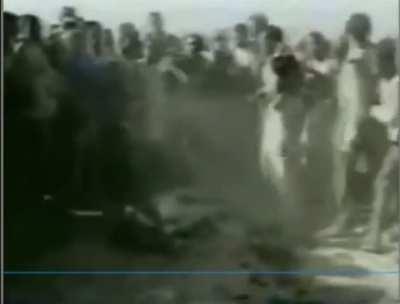 south african woman lynched live on tv, 1985