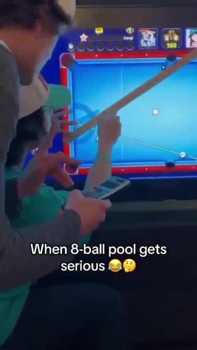 8-ball pool gets serious