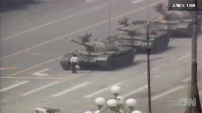 33 years ago today: Man stops convoy of tanks in China during democratic protests '89