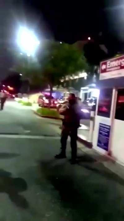 [Pure Evil] Anti-police protestors cheer for the deaths of two ambushed L.A. deputies, block ambulances from entering hospital