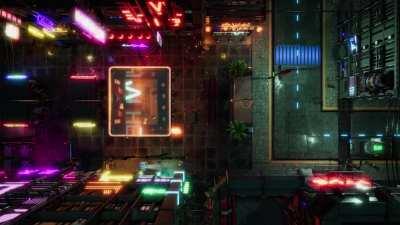 Cyberpunk Walking Street Animated Map