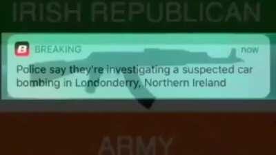 Any hope of this show happening is dead, post IRA propaganda