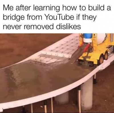 I learn how to build a bridge from youtube.