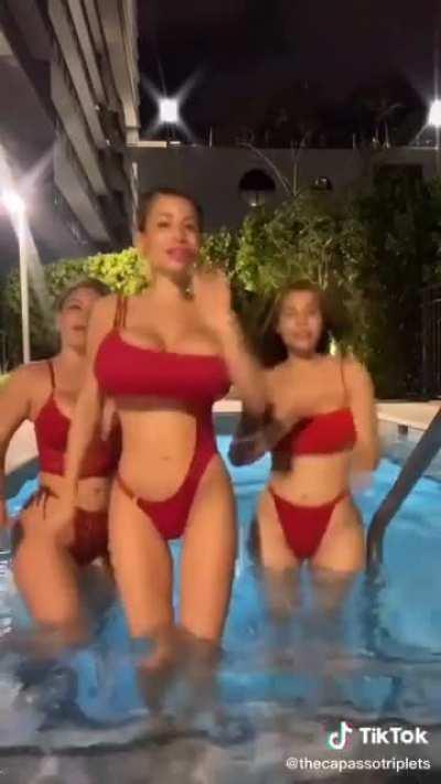 Triplets in the Hottub