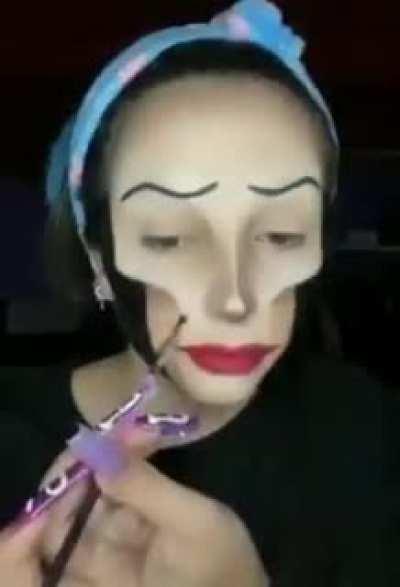 This Halloween make-up.