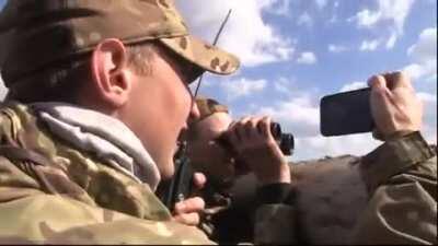 Ukrainian 46th “Donbass” Battalion engaging Pro-Russian separatists in Popasna, Luhansk Oblast, Ukraine. March 30th, 2019.