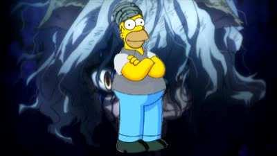 Homer simpson the singing HxH opening