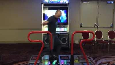 Freestyling on a arcade dance machine