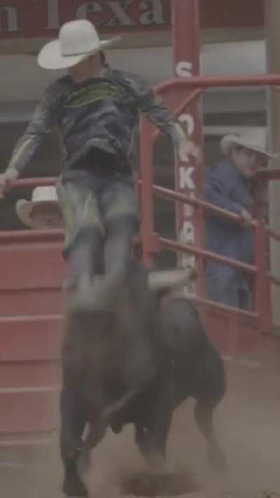 Hold my beer while I back flip a bull